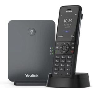 Yealink W78P DECT IP Phone System with Base W70B and W78H Handset - Black
